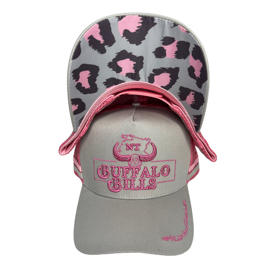 BBWS - NT 3D Logo Lt Grey/Pink Trucker Cap