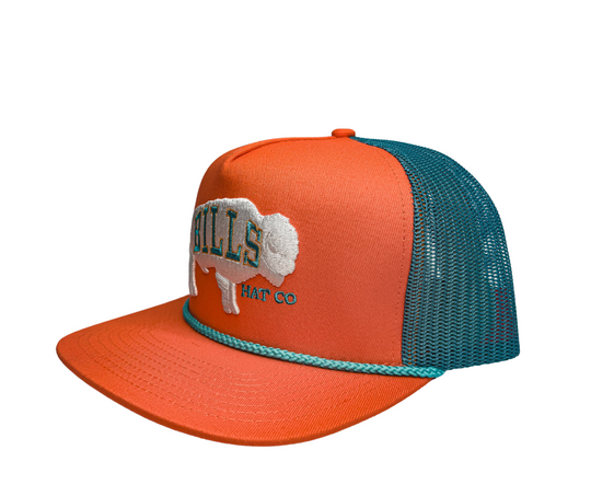 BBWS - Peach Bills Hat Co Flat Cap