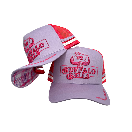 BBWS - NT 3D Logo Lavender/Pink Trucker Cap