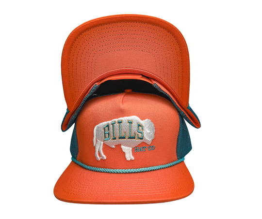 BBWS - Peach Bills Hat Co Flat Cap