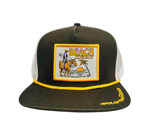 BBWS - Beach Cowboy Grey Flat Cap