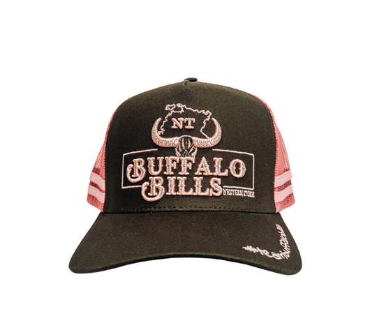 BBWS - NT 3D Logo Graphite/Pink Trucker Cap