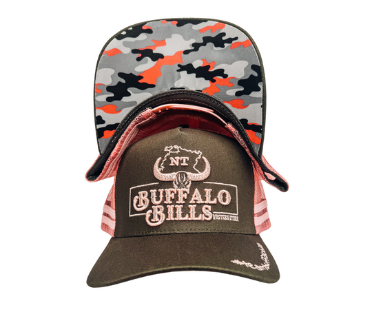 BBWS - NT 3D Logo Graphite/Pink Trucker Cap