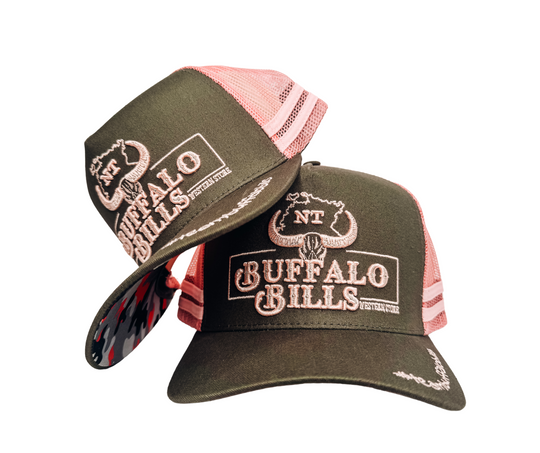 BBWS - NT 3D Logo Graphite/Pink Trucker Cap