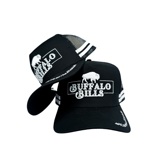 BBWS - QLD 3D Logo Black Trucker Cap