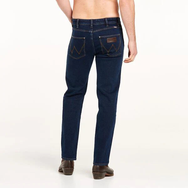 Wrangler - Retro Mens Dark Wash Straight Leg Jeans