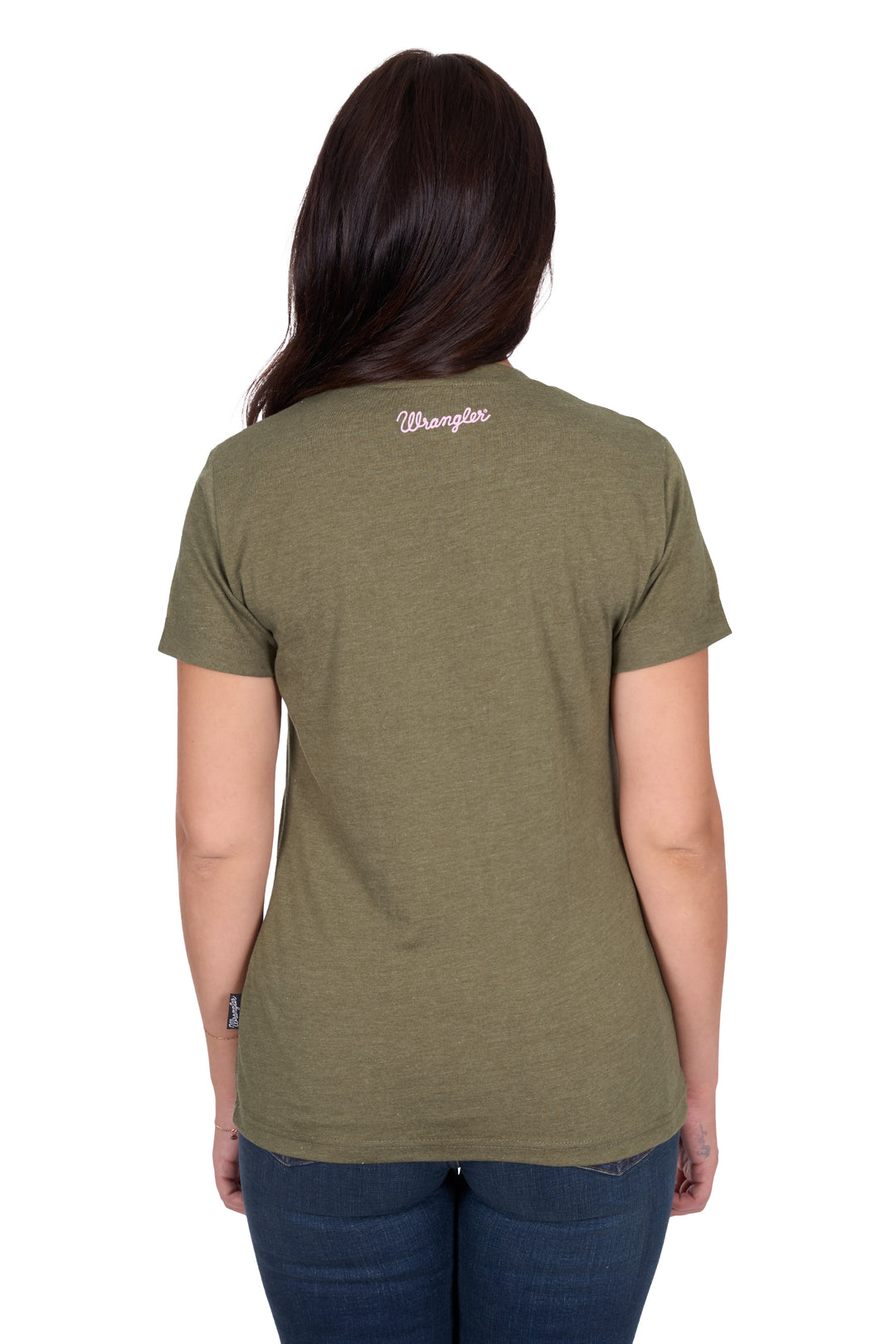 Wrangler - Womens Jenny Khaki Tee