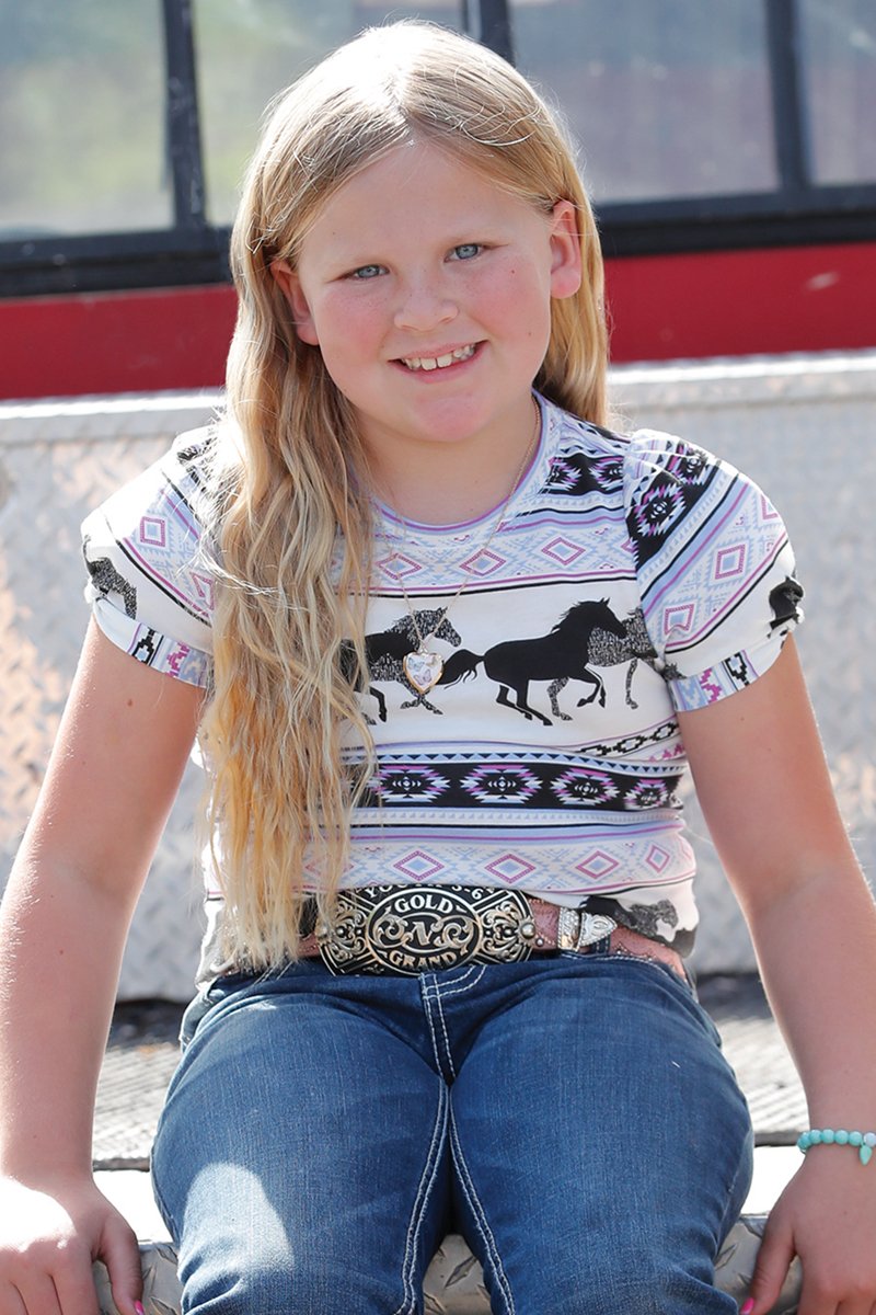 Cruel Girl - Girls White Horse Tee