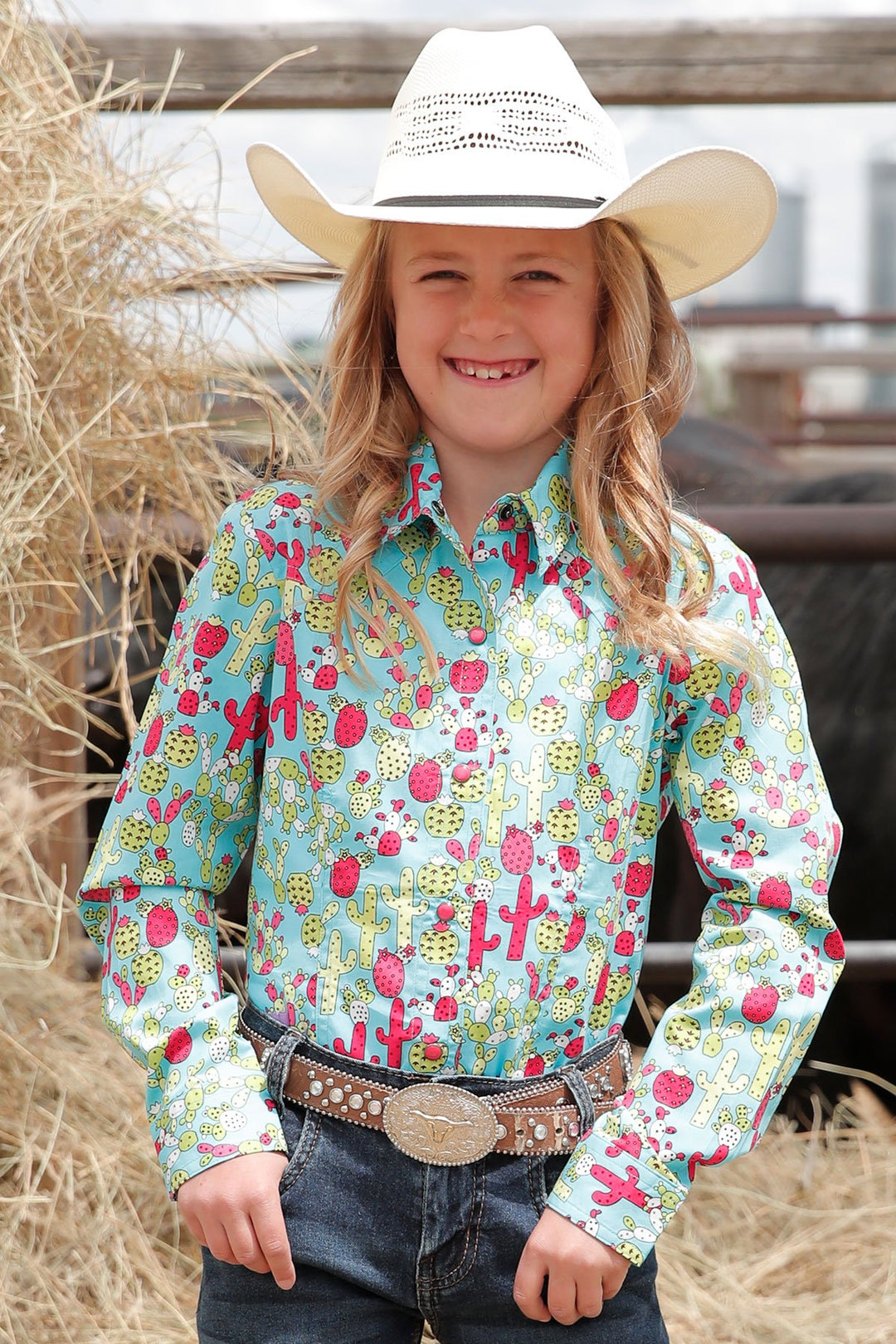 Cinch - Girls Cactus Arena Shirt