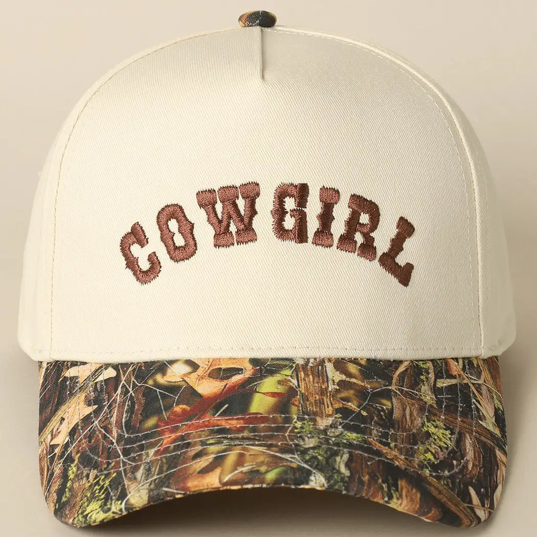 Buffalo Belle - Cowgirl Camo Cap