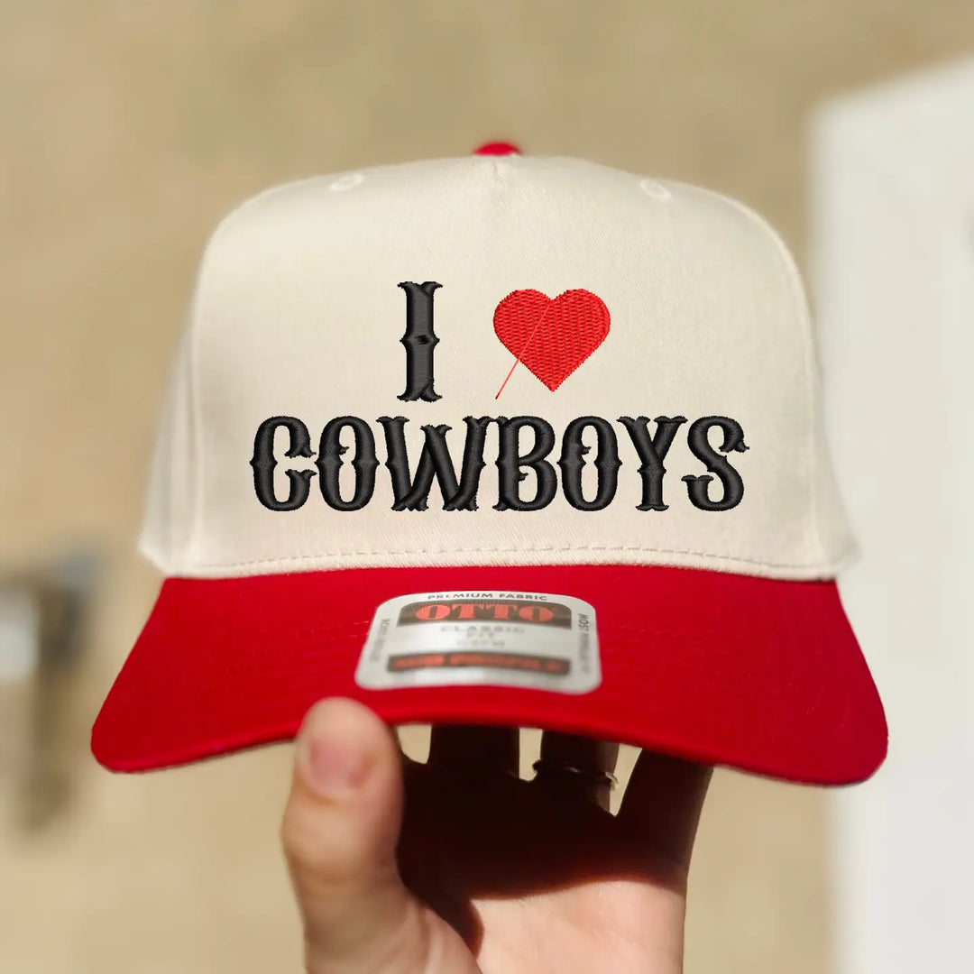 Buffalo Belle - I Love Cowboys Red Cap