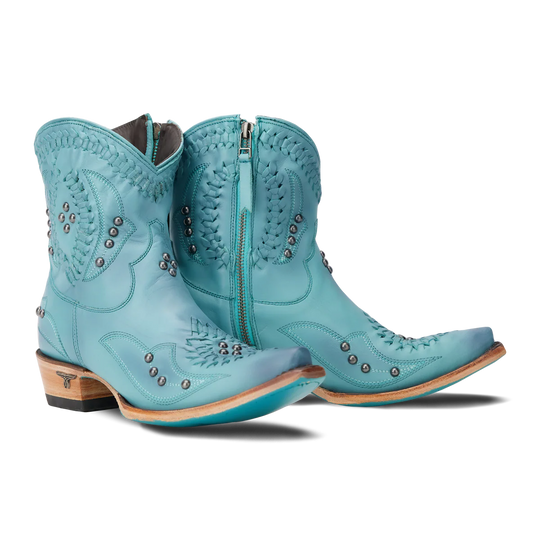 Lane Boots - Cossette Booties Turquoise