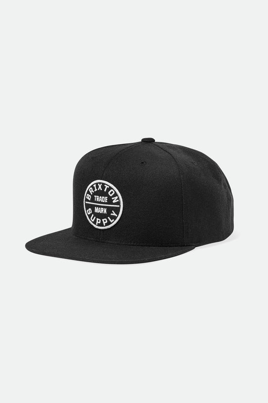 Brixton - Oath III Blk Snapback Cap O/S