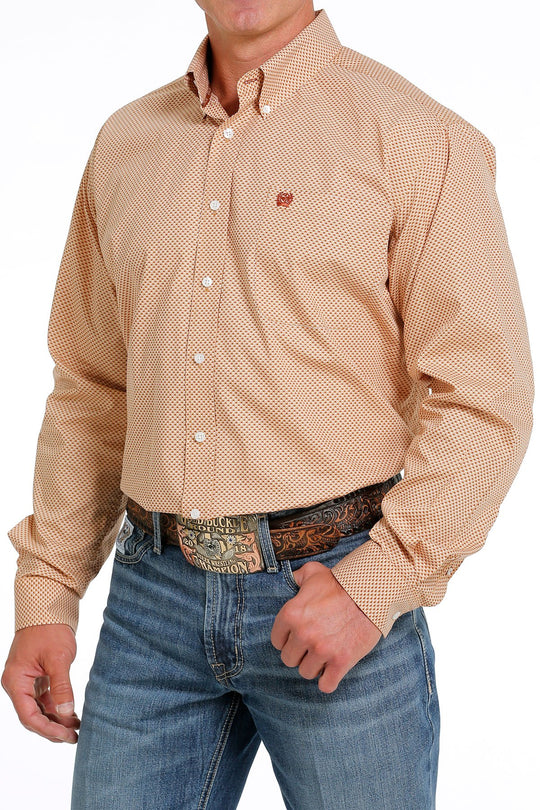 Cinch - Mens Khaki Geo Arena Shirt
