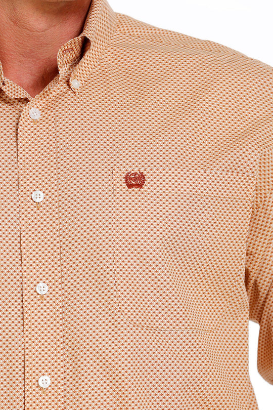 Cinch - Mens Khaki Geo Arena Shirt