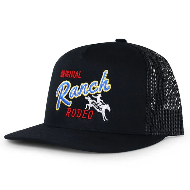 Whiskey Bent - Black Ranch Rodeo Cap
