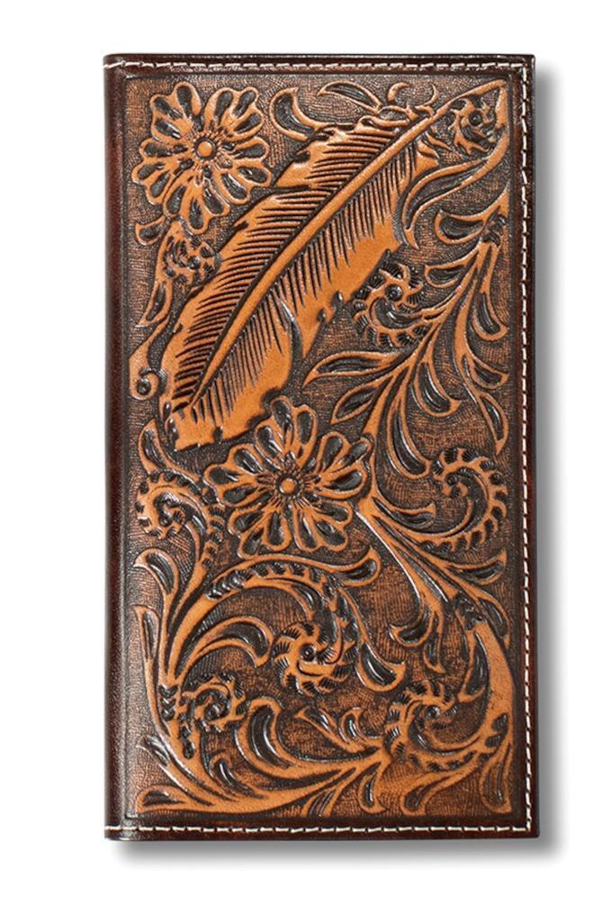 Feather wallet high quality Bi-fold