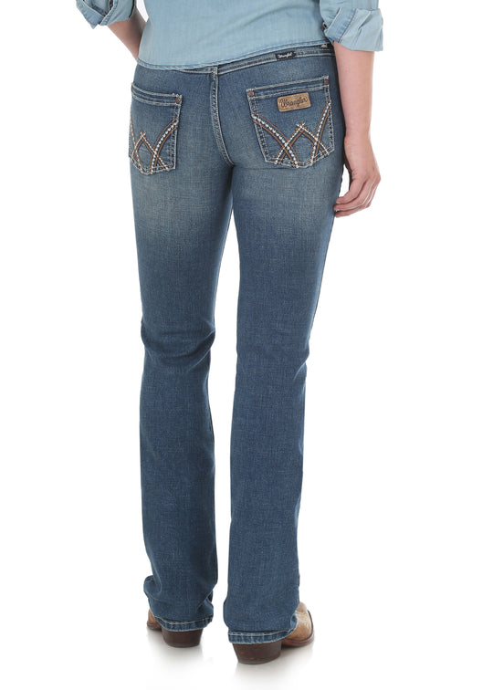 Wrangler - Womens Retro Mid Rise Boot Cut Jeans - Mae 2 at Buffalo Bills Western