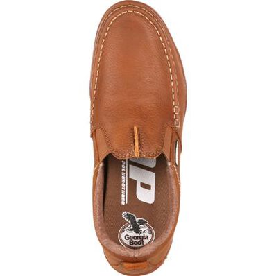 Georgia - Mens Cedar Falls Driving Mocs Tan