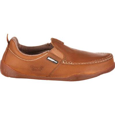 Georgia - Mens Cedar Falls Driving Mocs Tan