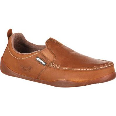 Georgia - Mens Cedar Falls Driving Mocs Tan