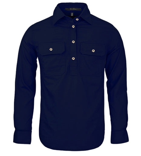 Ritemate - Womens French Navy Pilbara Work Shirt