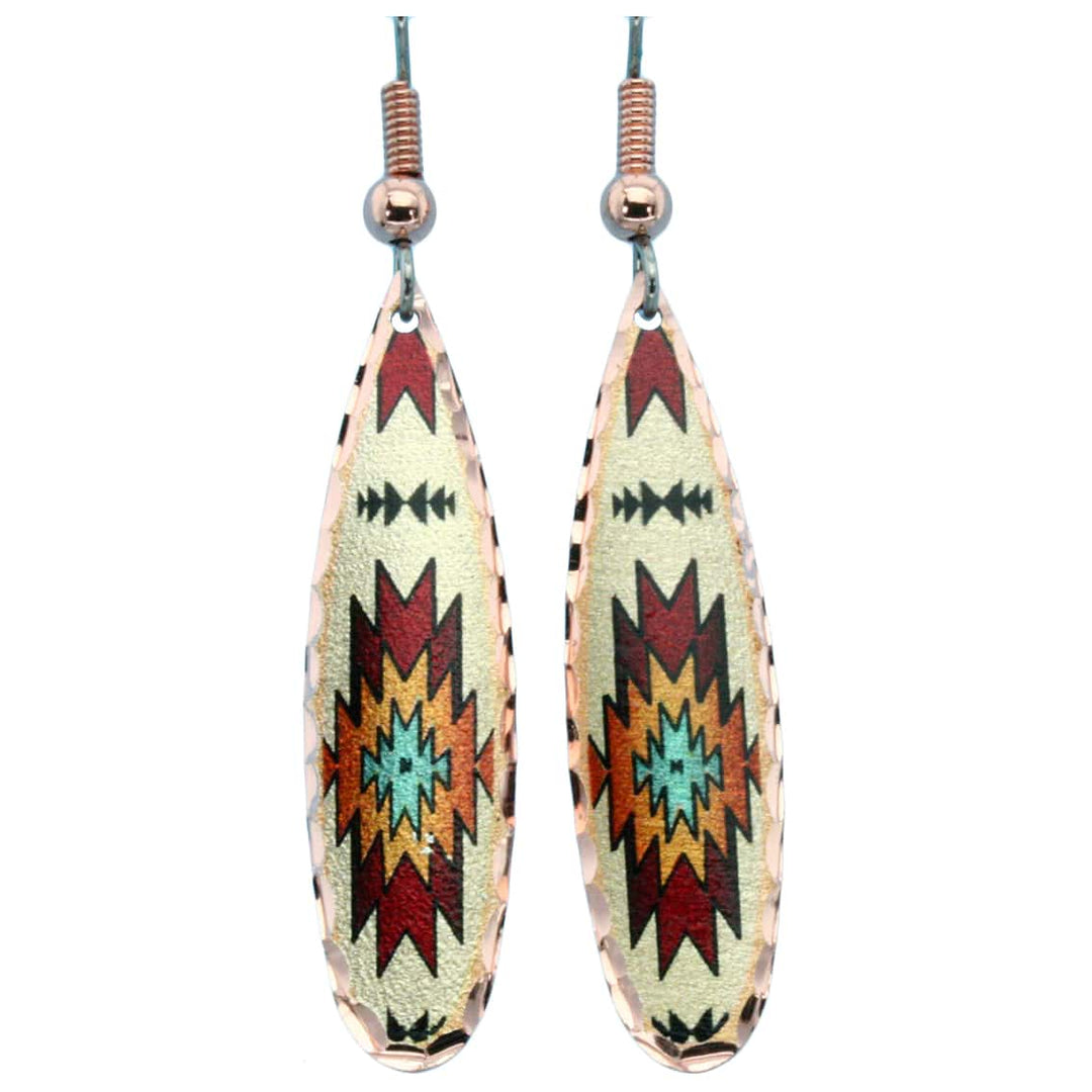 Native American - Aztec Elle Teardrop Earrings