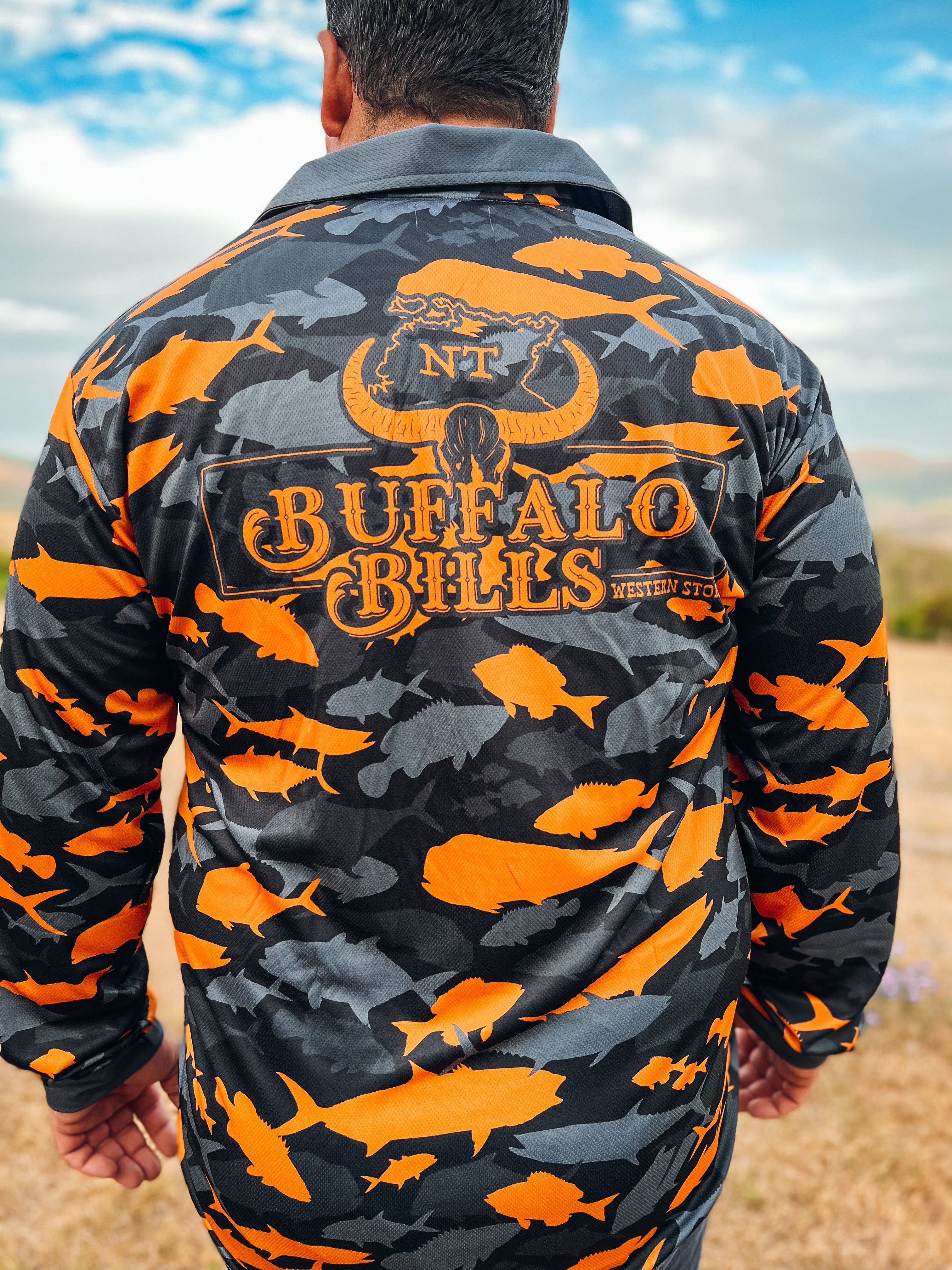 BBWS - Mens Hawiian FUF NT Fishing Shirt at Buffalo Bills Western