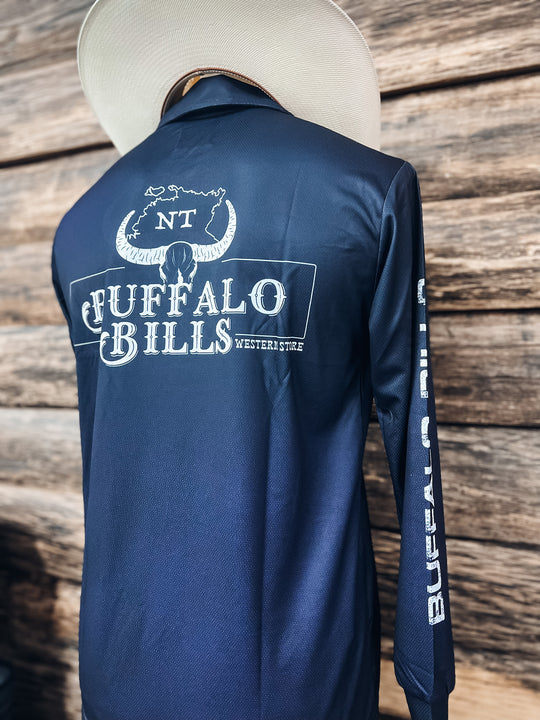 BBWS - Mens Navy NT Fishing Shirt