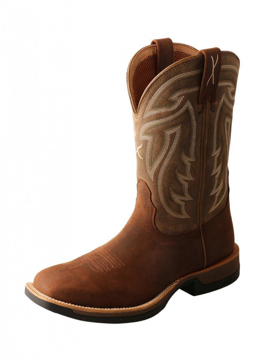 Mens twisted x 2024 square toe boots