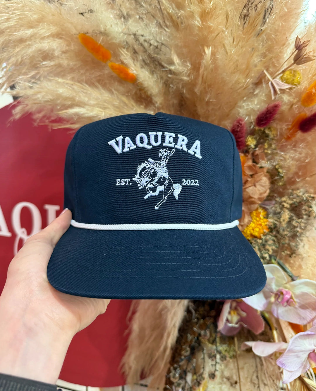 Vaquera Brand - Navy Soft Crown Vaquera Cap