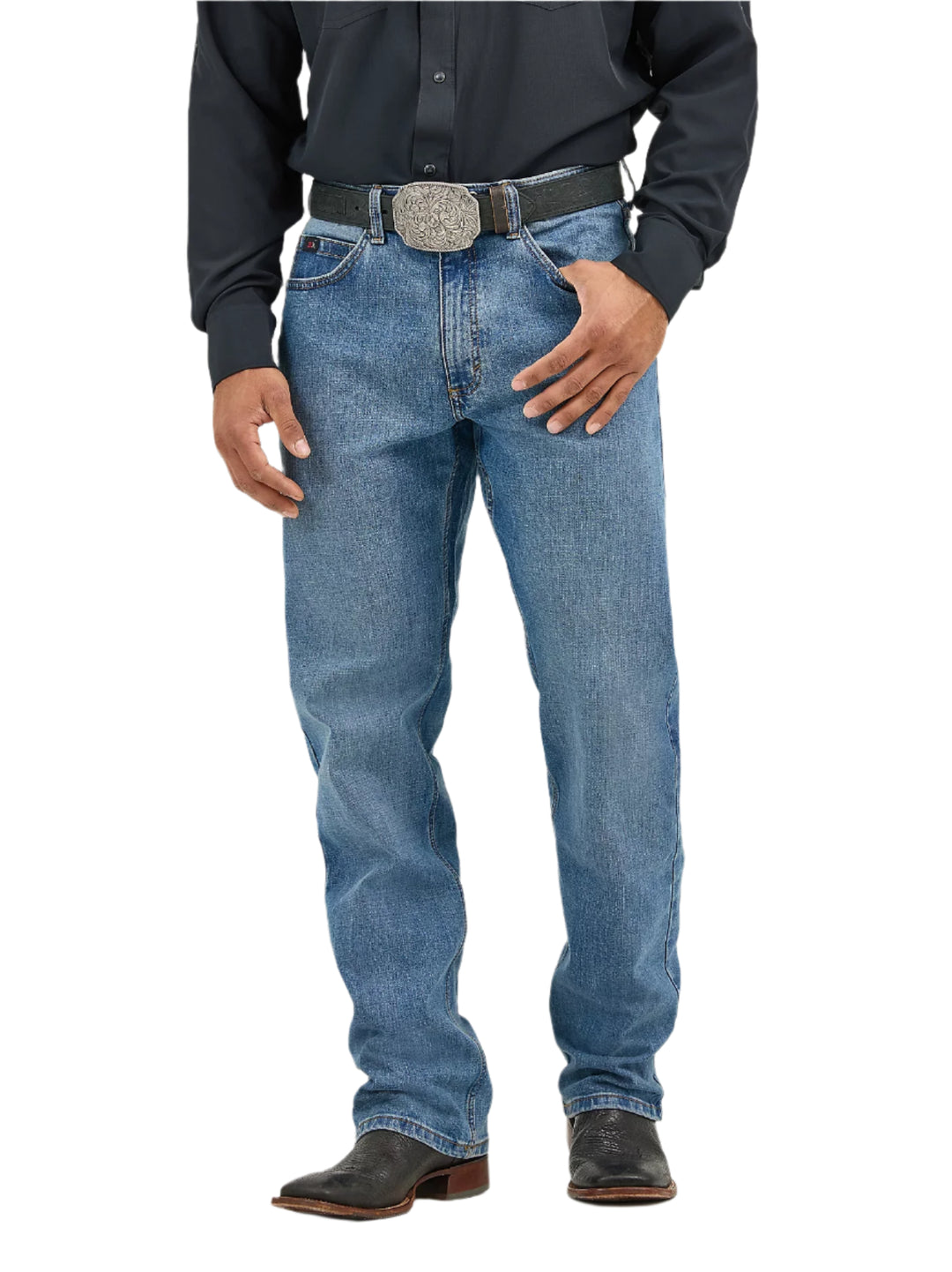 Wrangler - Mens Cojo Active Flex Relaxed Fit Jean