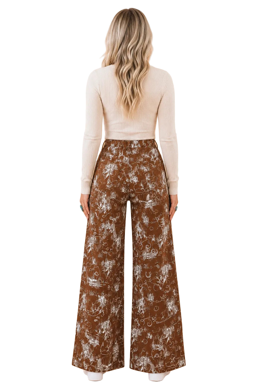 Buffalo Belle - Womens Betty High Waisted Wide Leg Jeans
