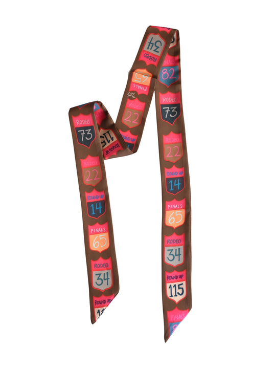 Wild Rag - Rodeo Back Numbers Twilly