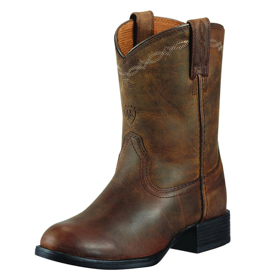 Ariat - Kid's Distressed Brown Heritage Roper