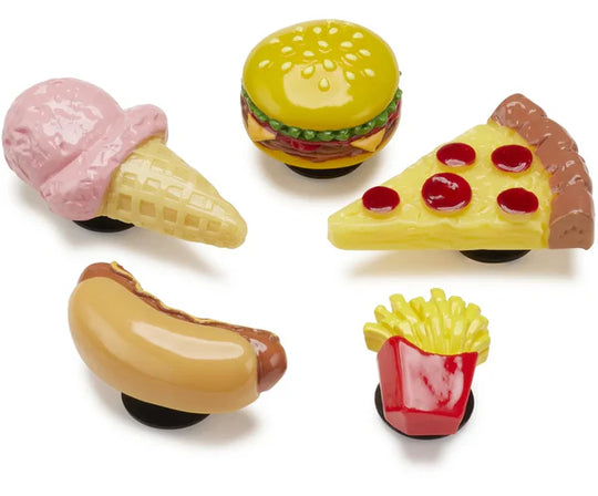 Crocs -5 Pack Mini 3D Food Jibbitz