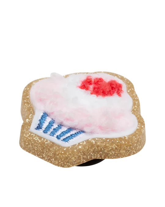 Crocs - Patchwork Pink Cupcake Jibbitz