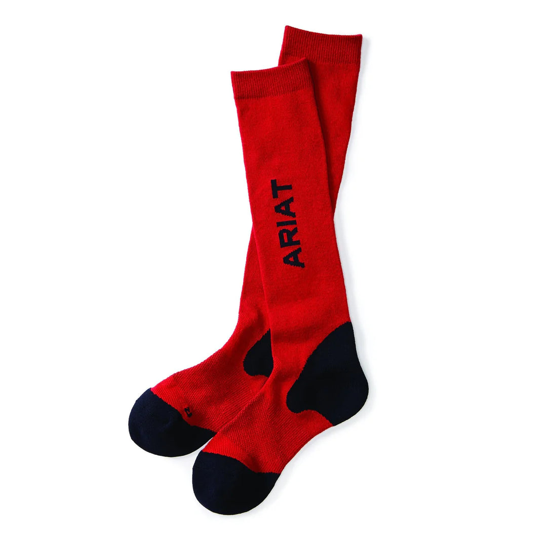 Ariat - AriatTEK Performance Socks Red/Navy