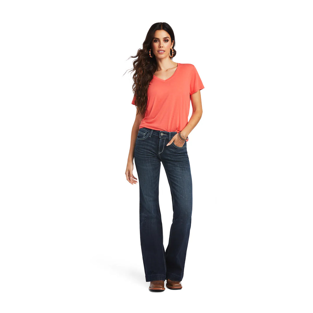 Ariat - Women's Trouser Perfect Rise Aisha Wide Leg Missouri