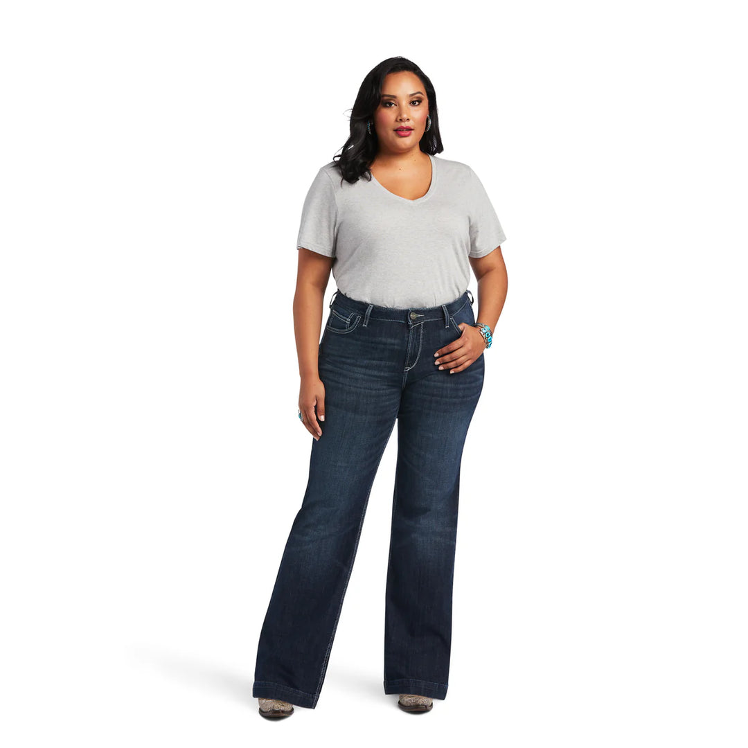 Ariat - Women's Trouser Perfect Rise Aisha Wide Leg Missouri