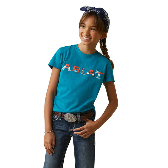 Ariat - Girls Real Boot Kickin Tee