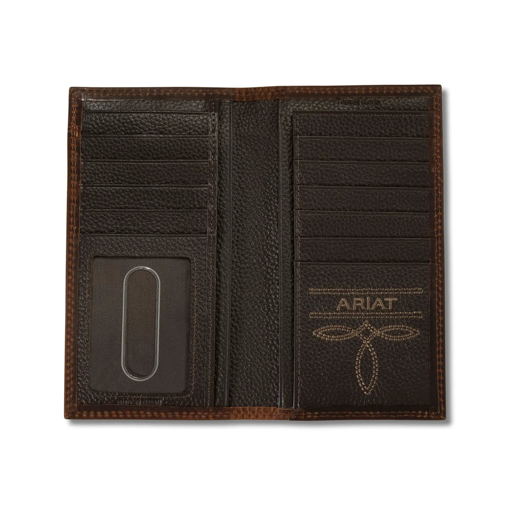 Ariat - Contrast Stitch Shield Rodeo Wallet Brown