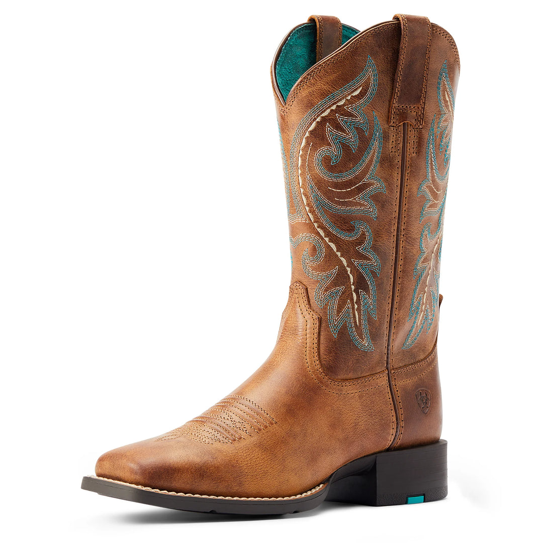 Ariat - Womens Round Up Back Zip Desert Boots
