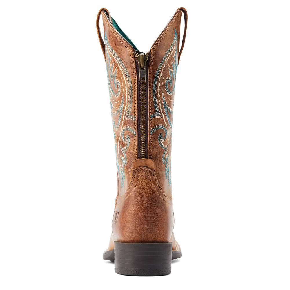 Ariat - Womens Round Up Back Zip Desert Boots