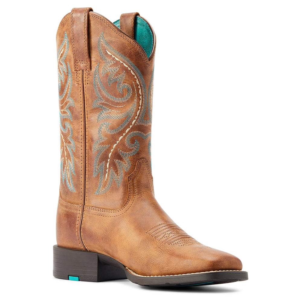 Ariat - Womens Round Up Back Zip Desert Boots