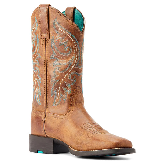 Ariat - Womens Round Up Back Zip Desert Boots
