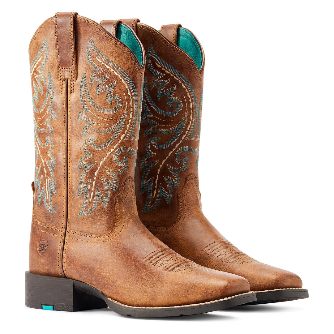 Ariat - Womens Round Up Back Zip Desert Boots