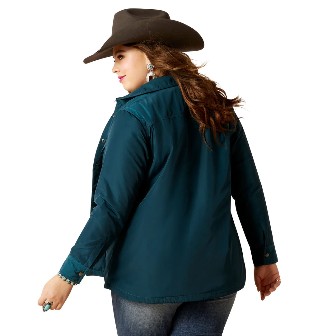Ariat - Womens Dilon Turquoise Shirt Jacket
