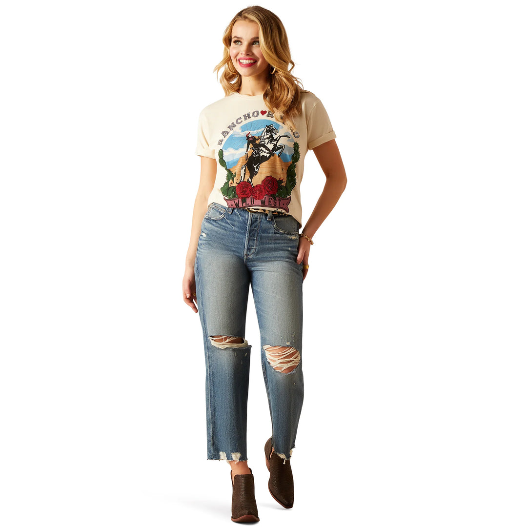 Ariat - Womens Rancho Rodeo Summer Sand Tee