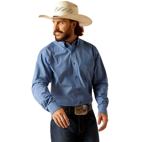 Ariat - Mens Pro Series Blue Perrin Classic Fit Shirt